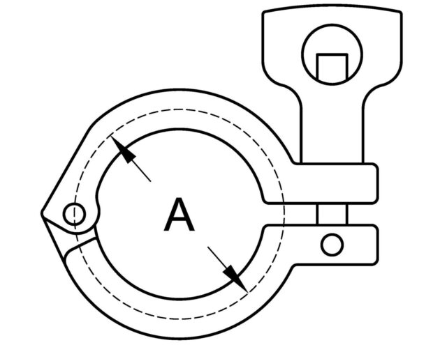 DN13MHHM SINGLE PIN CLAMP
