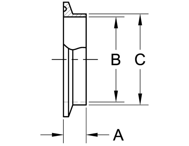 14WMV SCHEDULE 5 SHORT WELD FERRULE