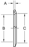 16AAS CLAMP FLUSH FERRULE