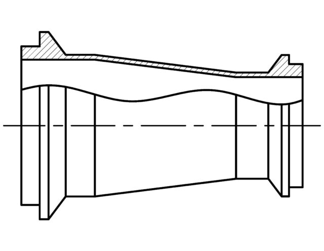 31-14I-14I CONCENTRIC REDUCER, MALE ENDS