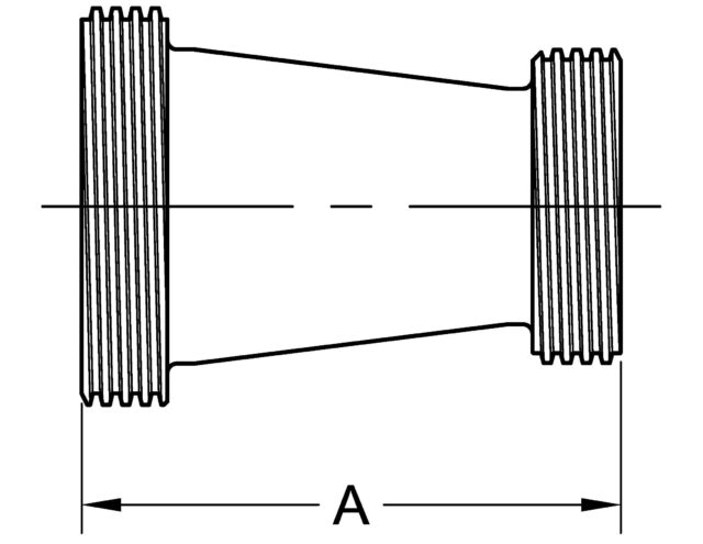 31TT CONCENTRIC REDUCER, THREADED ENDS
