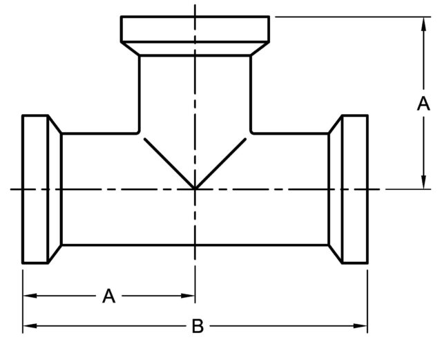7I TEE, FEMALE ENDS