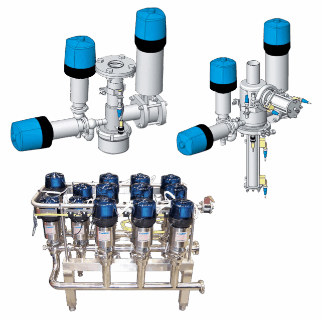 Definox Air Operated Flow Control Valves Customized Equipment
