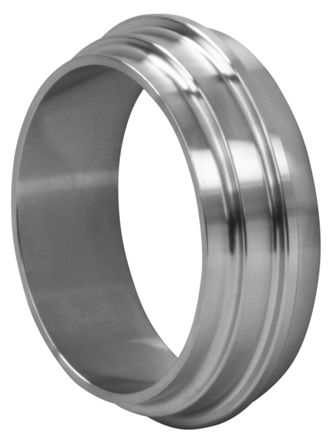 PV14WX APC SHORT WELD FERRULE, PLAIN