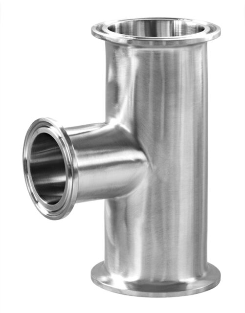 7RMP REDUCING TEE, CLAMP ENDS