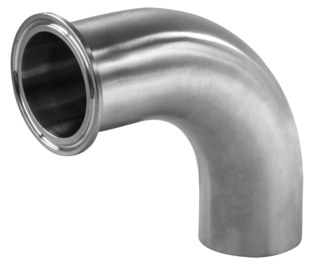 L2CM 90 DEGREE ELBOW, WELD X CLAMP