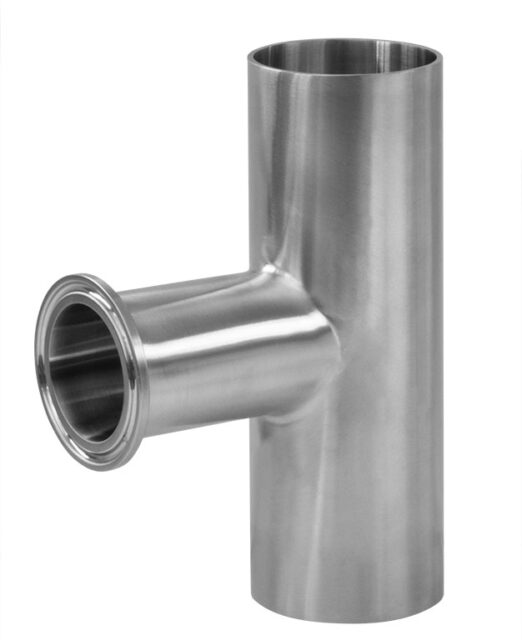 S7RWWK REDUCING TEE, TANGENT WELD ENDS X CLAMP END BRANCH